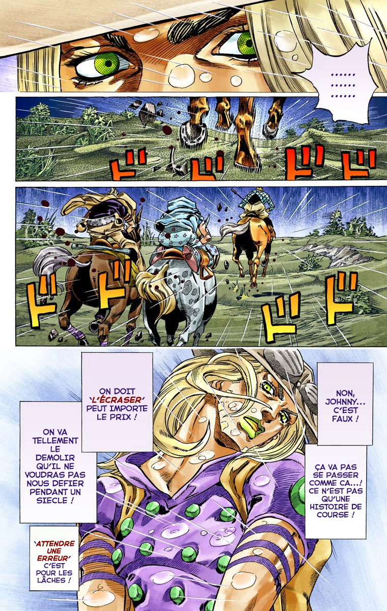 Read JoJo_s Bizarre Adventure Part 7 Steel Ball Run Official Colored FR Manga Online