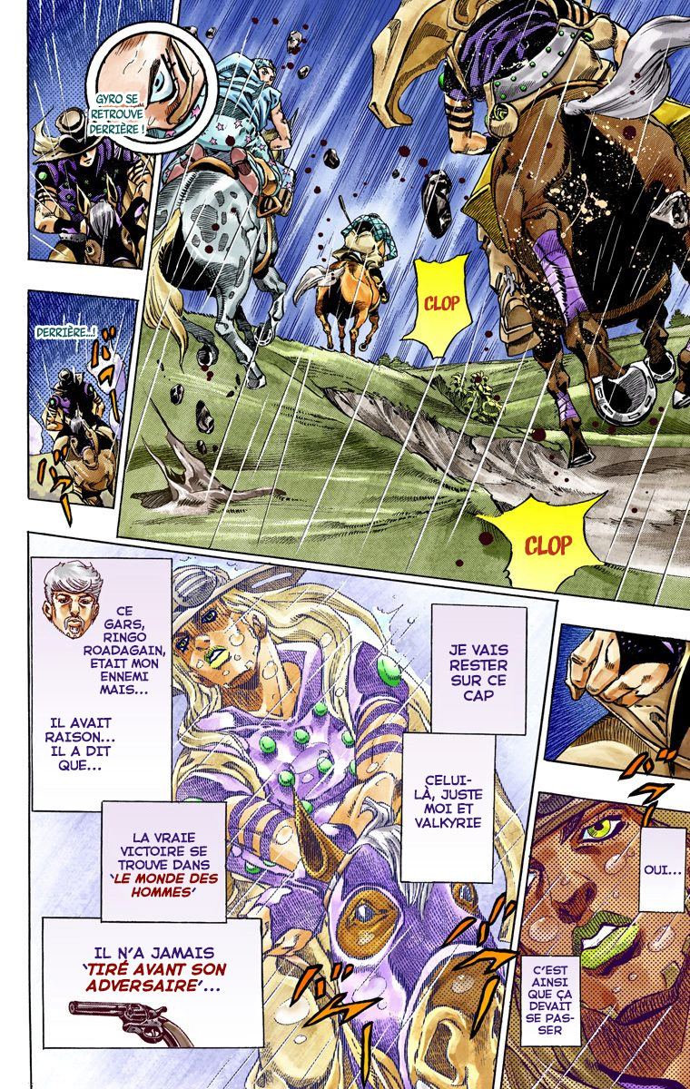 Read JoJo_s Bizarre Adventure Part 7 Steel Ball Run Official Colored FR Manga Online