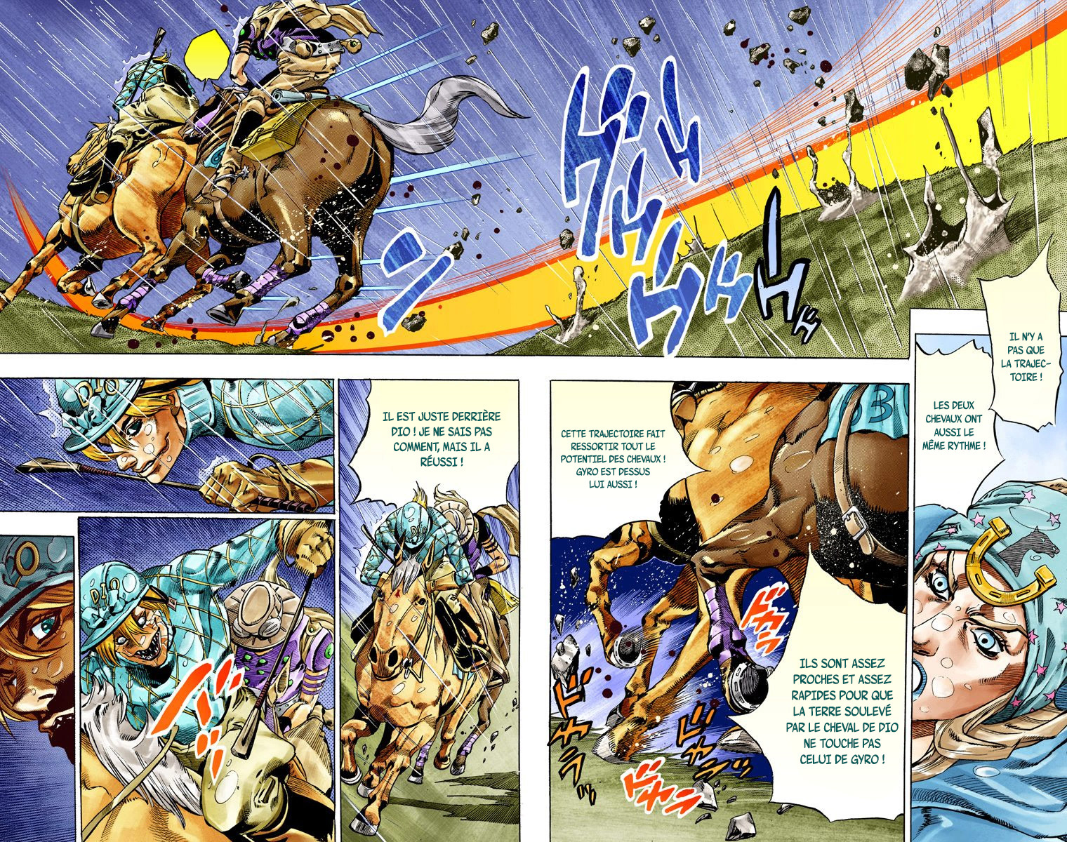 Read JoJo_s Bizarre Adventure Part 7 Steel Ball Run Official Colored FR Manga Online