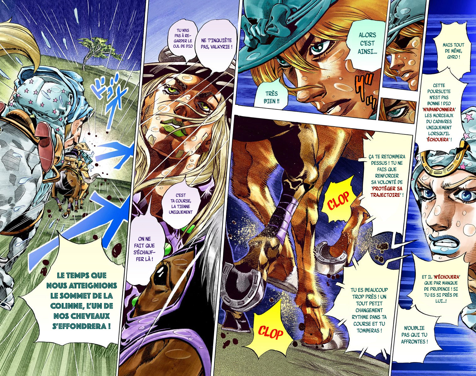 Read JoJo_s Bizarre Adventure Part 7 Steel Ball Run Official Colored FR Manga Online