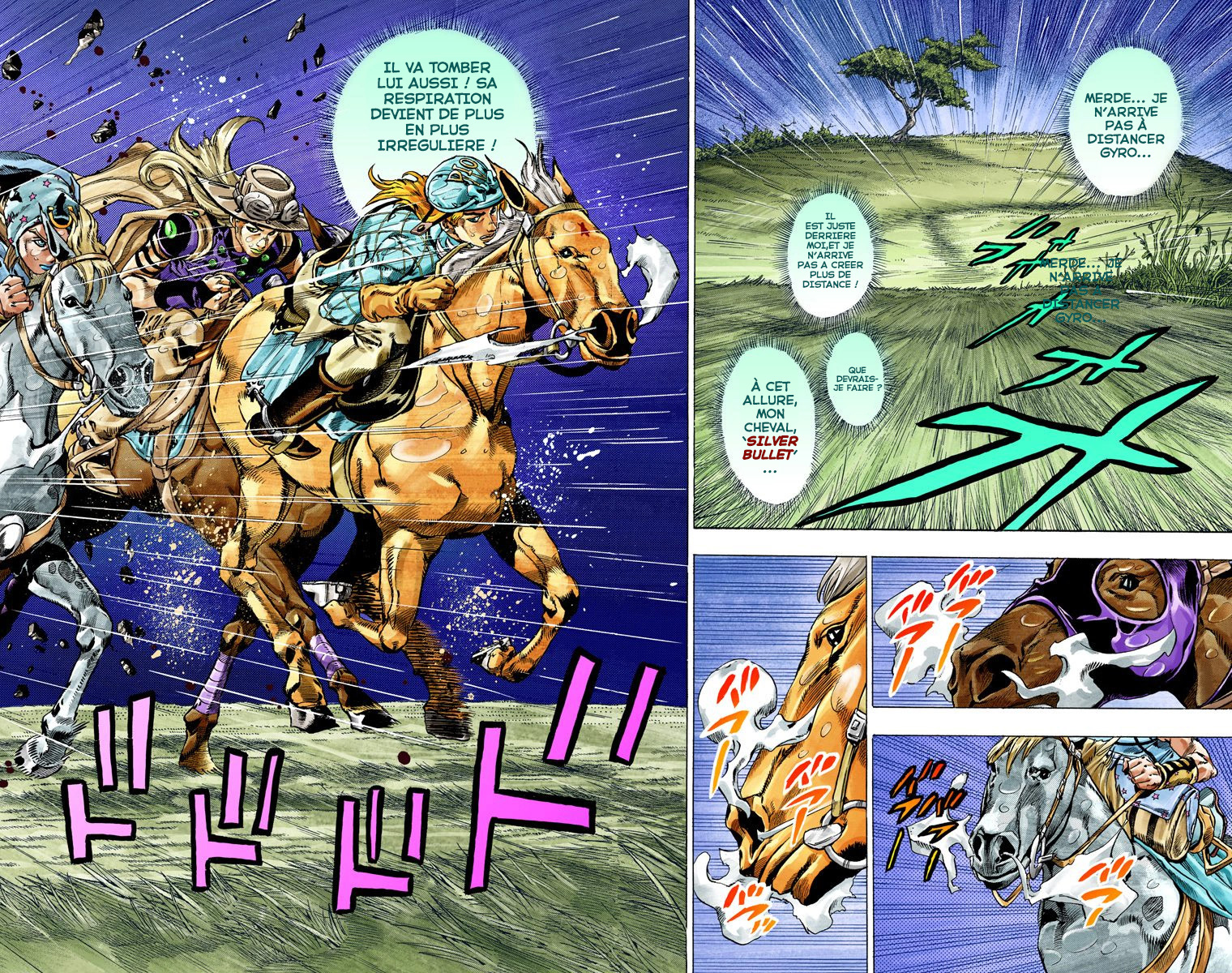 Read JoJo_s Bizarre Adventure Part 7 Steel Ball Run Official Colored FR Manga Online