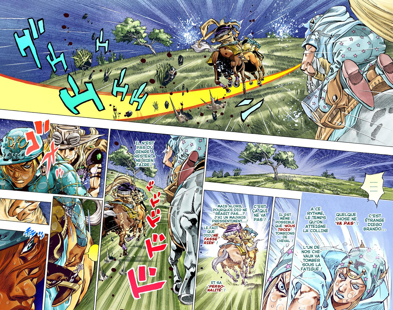 Read JoJo_s Bizarre Adventure Part 7 Steel Ball Run Official Colored FR Manga Online