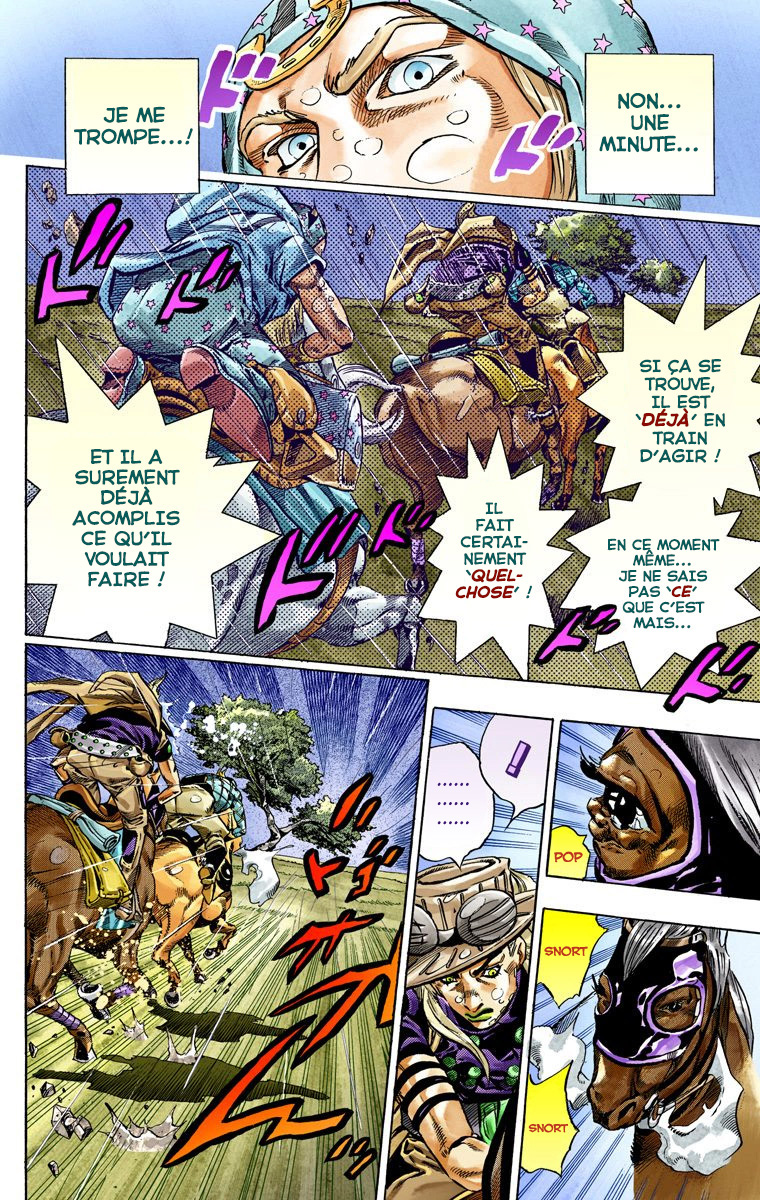 Read JoJo_s Bizarre Adventure Part 7 Steel Ball Run Official Colored FR Manga Online