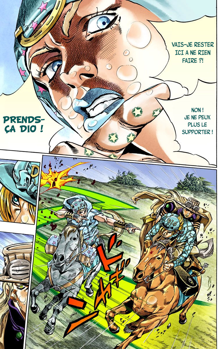 Read JoJo_s Bizarre Adventure Part 7 Steel Ball Run Official Colored FR Manga Online