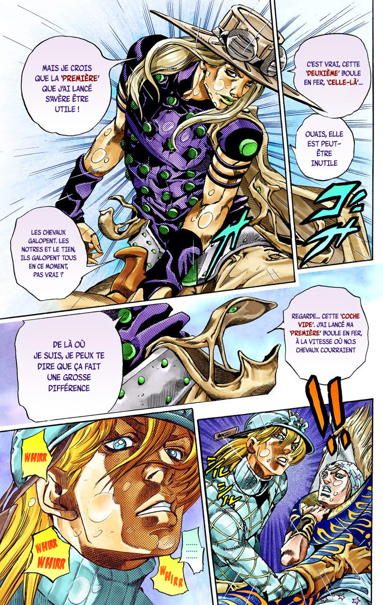 Read JoJo_s Bizarre Adventure Part 7 Steel Ball Run Official Colored FR Manga Online