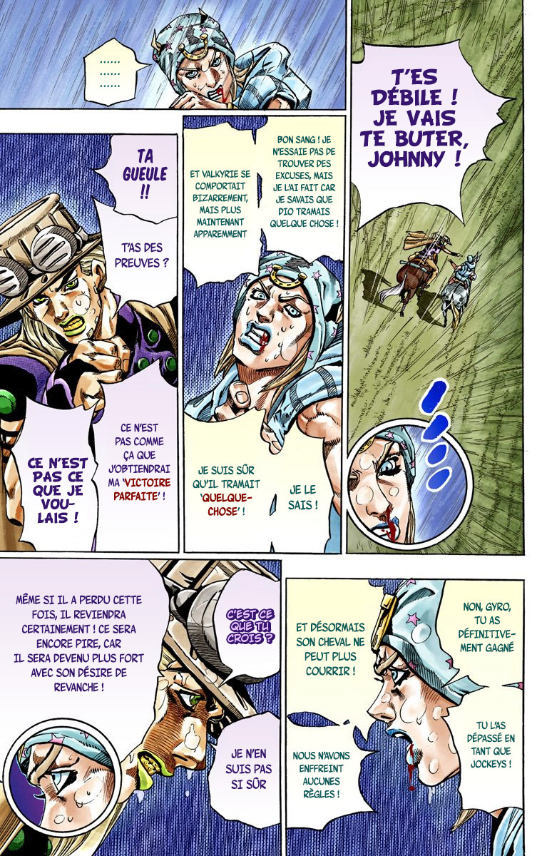 Read JoJo_s Bizarre Adventure Part 7 Steel Ball Run Official Colored FR Manga Online