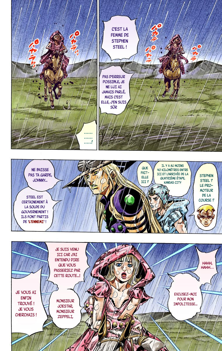 Read JoJo_s Bizarre Adventure Part 7 Steel Ball Run Official Colored FR Manga Online