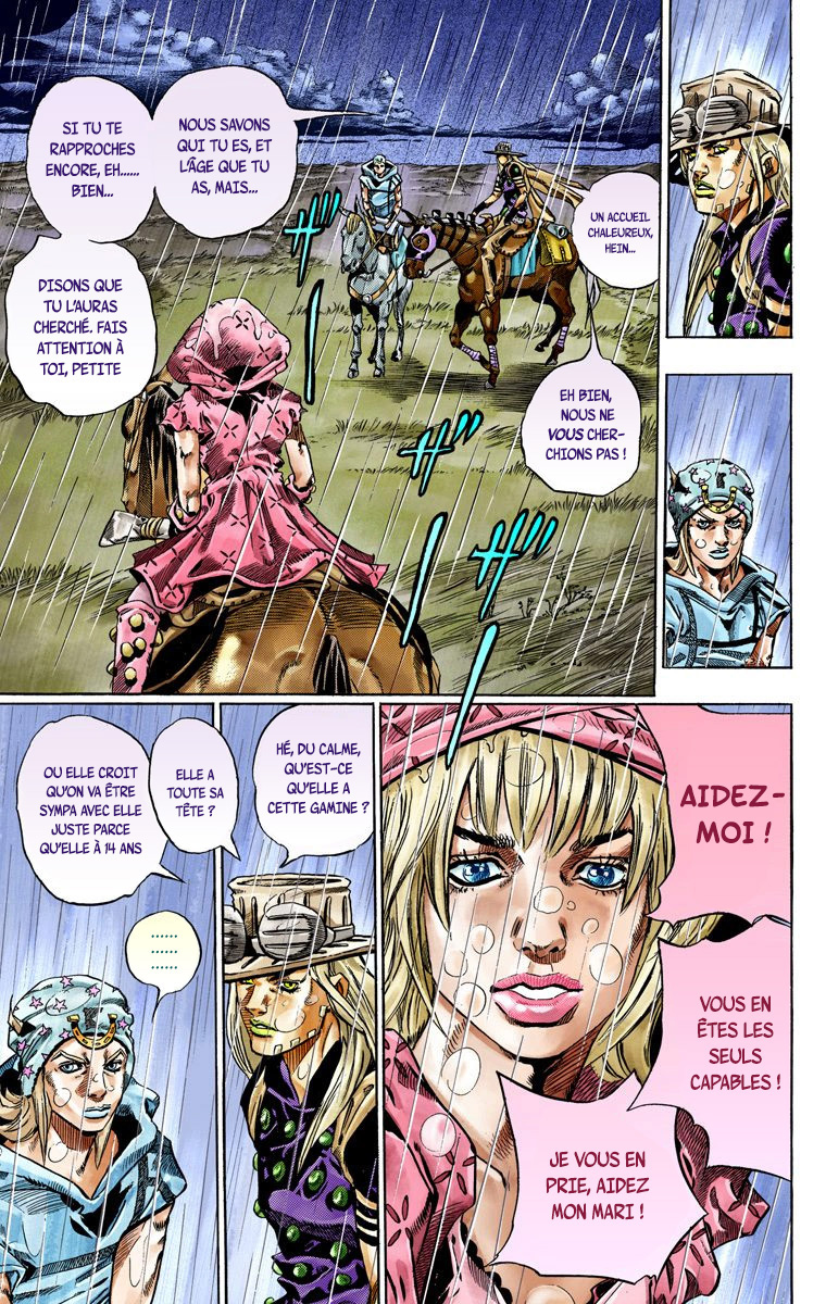 Read JoJo_s Bizarre Adventure Part 7 Steel Ball Run Official Colored FR Manga Online