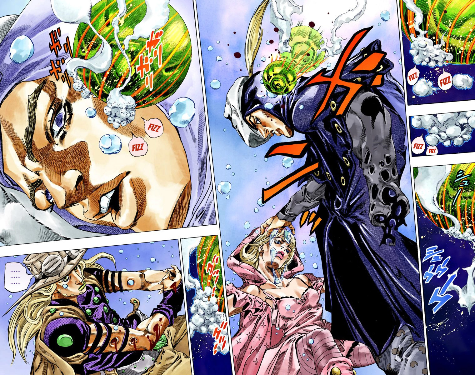 Read JoJo_s Bizarre Adventure Part 7 Steel Ball Run Official Colored FR Manga Online