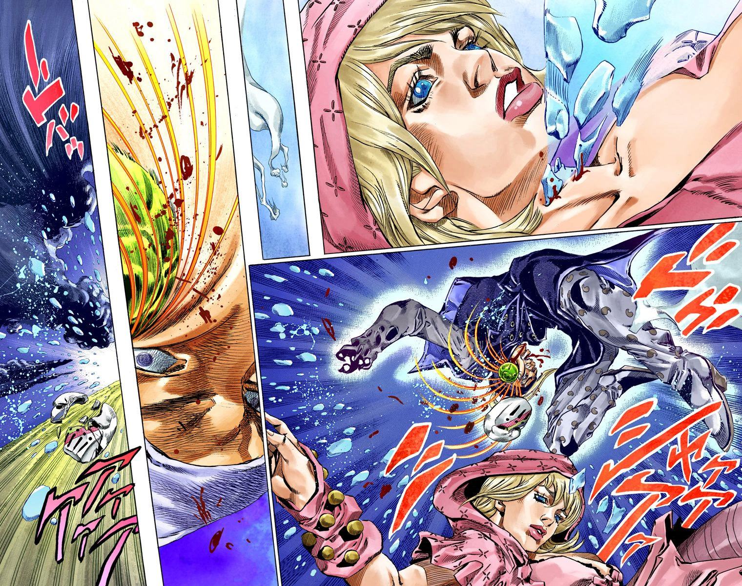 Read JoJo_s Bizarre Adventure Part 7 Steel Ball Run Official Colored FR Manga Online