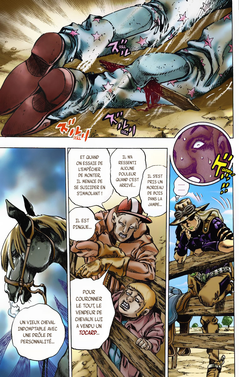 Read JoJo_s Bizarre Adventure Part 7 Steel Ball Run Official Colored FR Manga Online