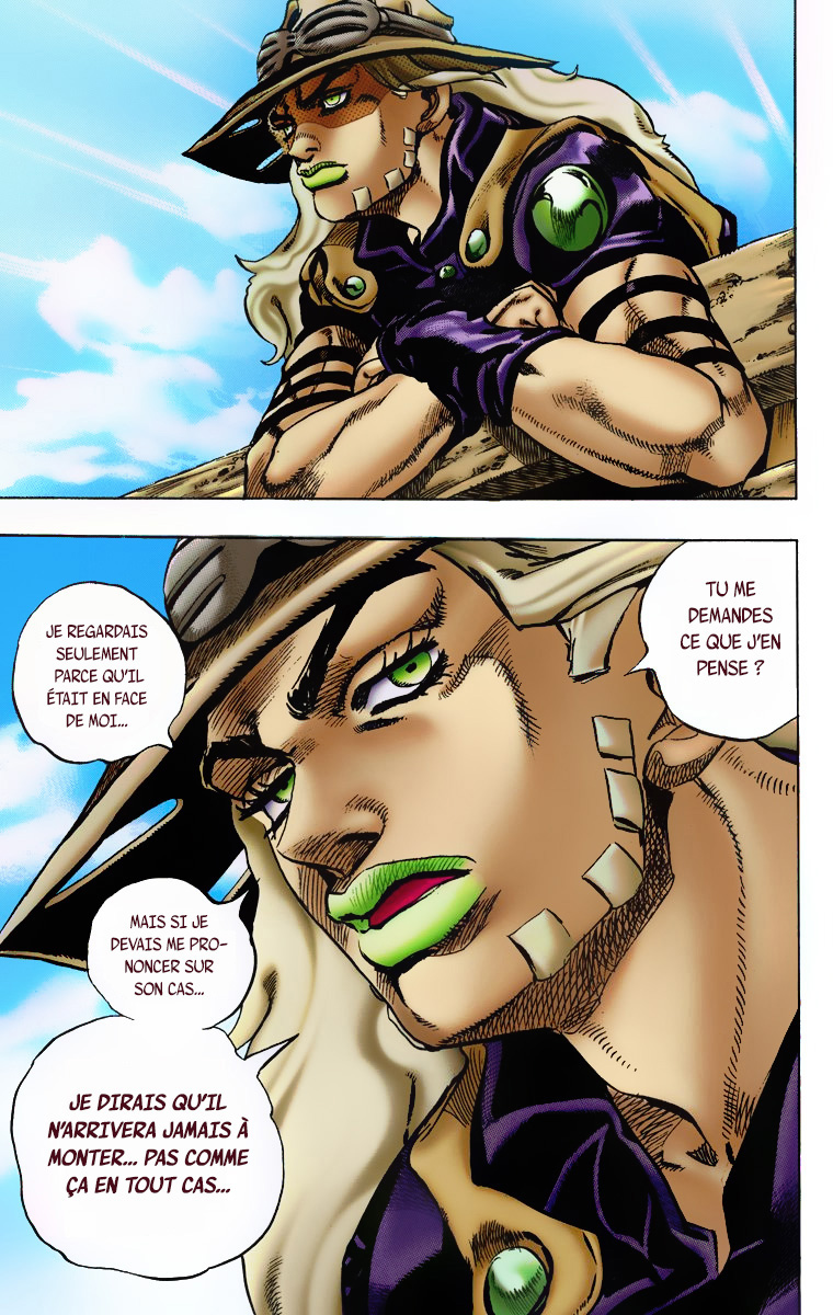 Read JoJo_s Bizarre Adventure Part 7 Steel Ball Run Official Colored FR Manga Online