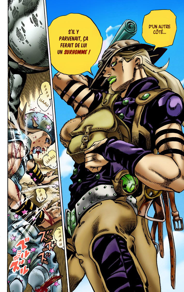Read JoJo_s Bizarre Adventure Part 7 Steel Ball Run Official Colored FR Manga Online