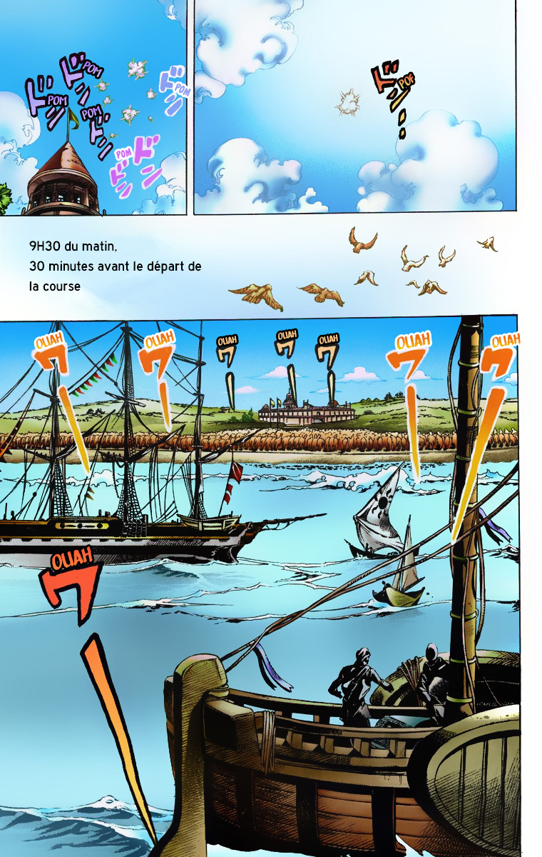 Read JoJo_s Bizarre Adventure Part 7 Steel Ball Run Official Colored FR Manga Online