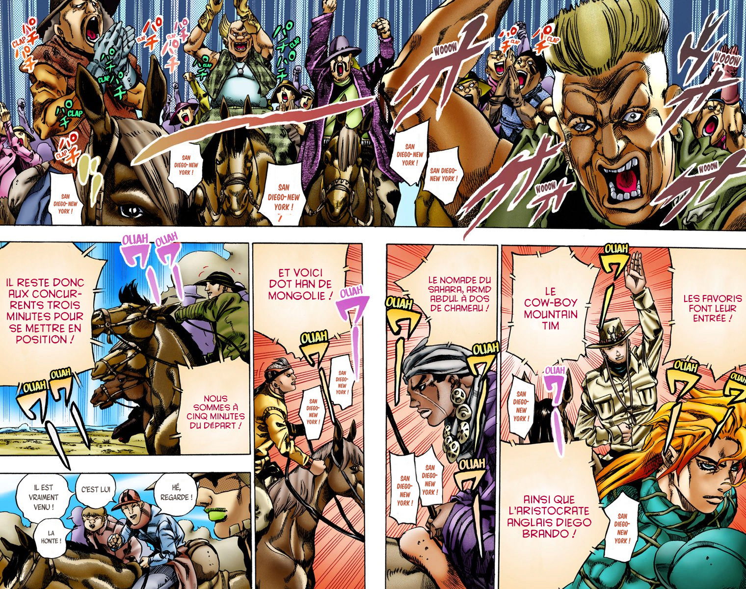 Read JoJo_s Bizarre Adventure Part 7 Steel Ball Run Official Colored FR Manga Online