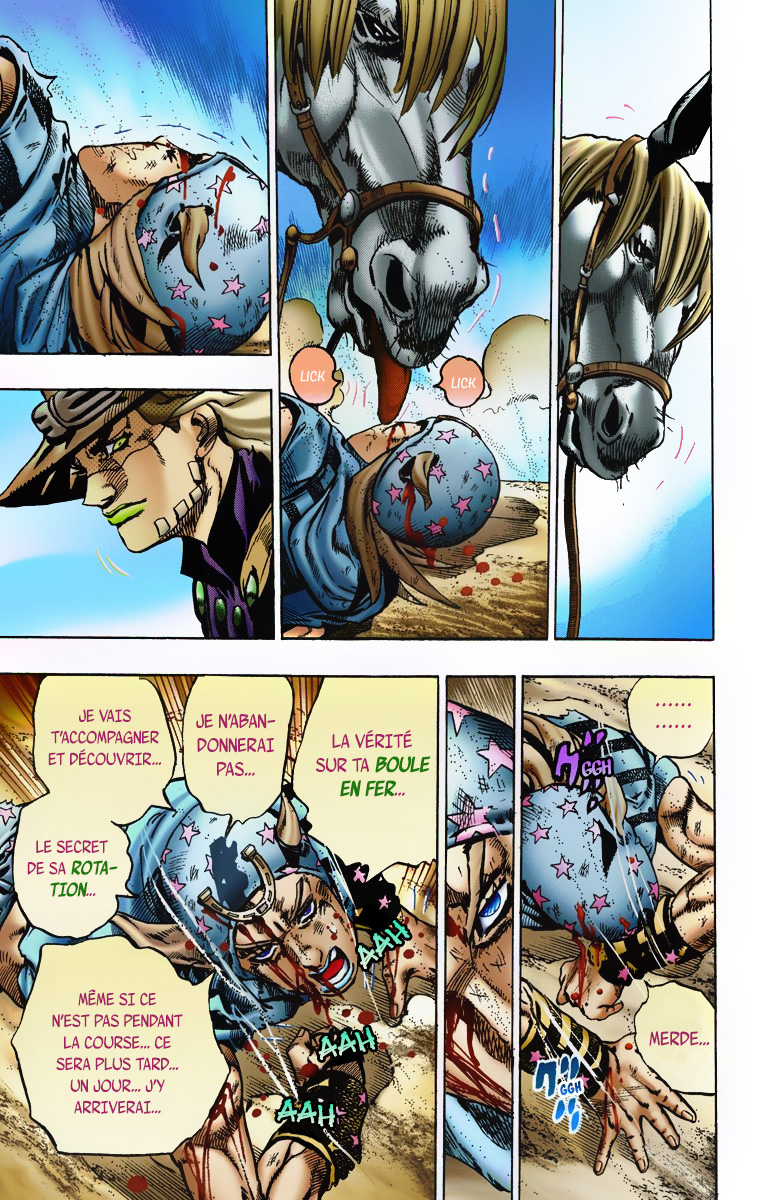 Read JoJo_s Bizarre Adventure Part 7 Steel Ball Run Official Colored FR Manga Online