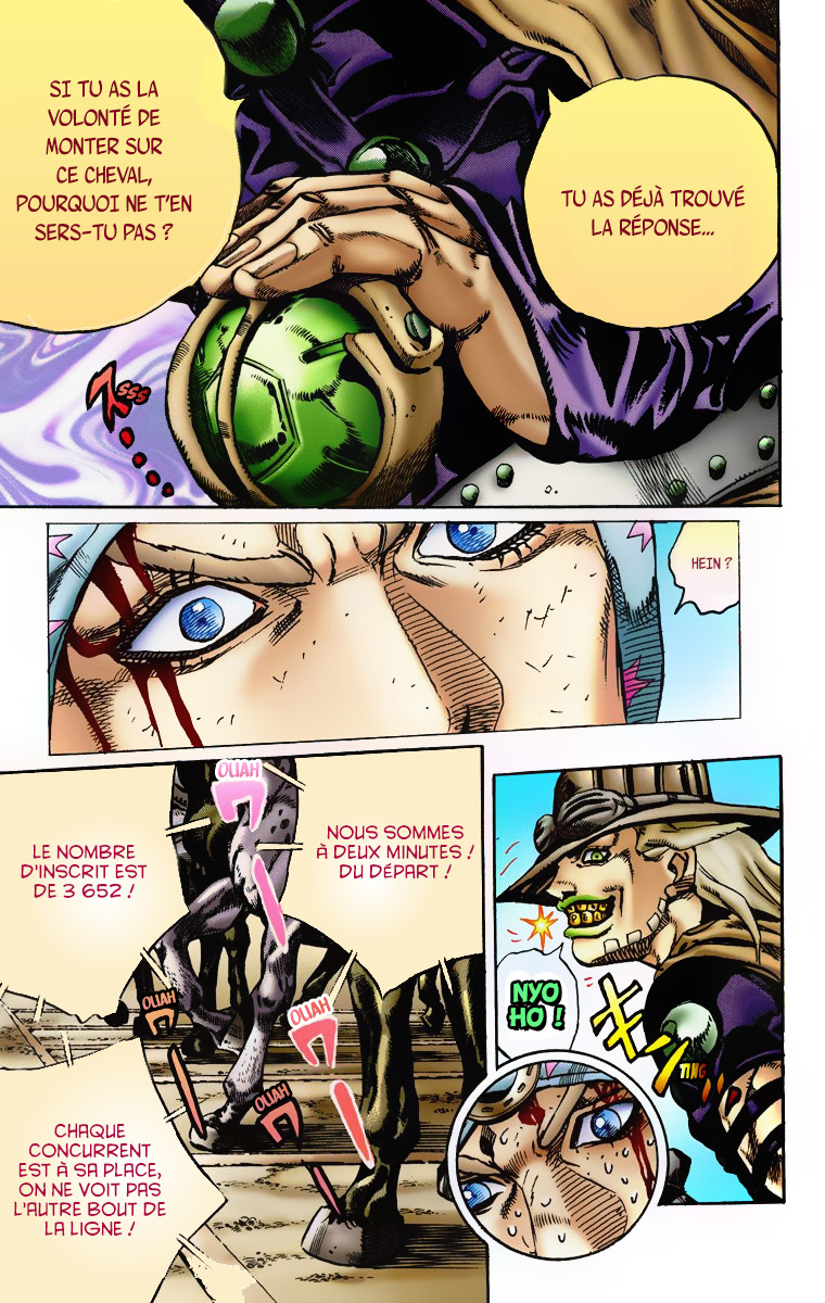 Read JoJo_s Bizarre Adventure Part 7 Steel Ball Run Official Colored FR Manga Online