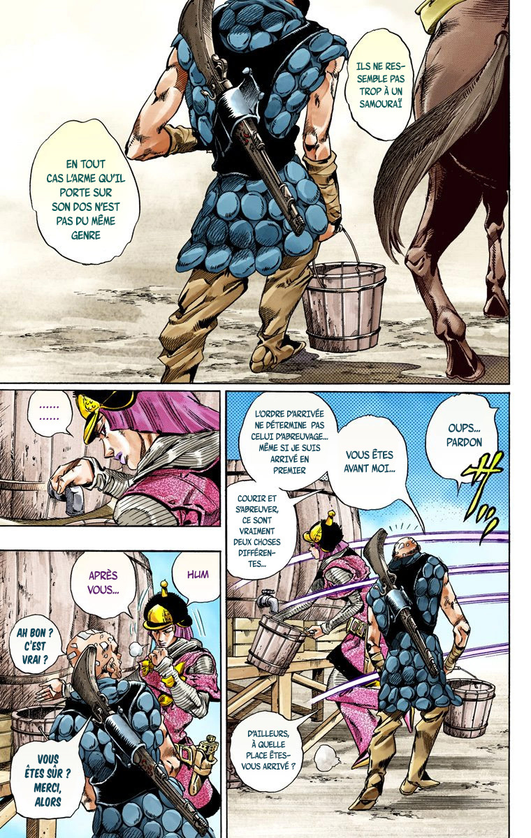 Read JoJo_s Bizarre Adventure Part 7 Steel Ball Run Official Colored FR Manga Online