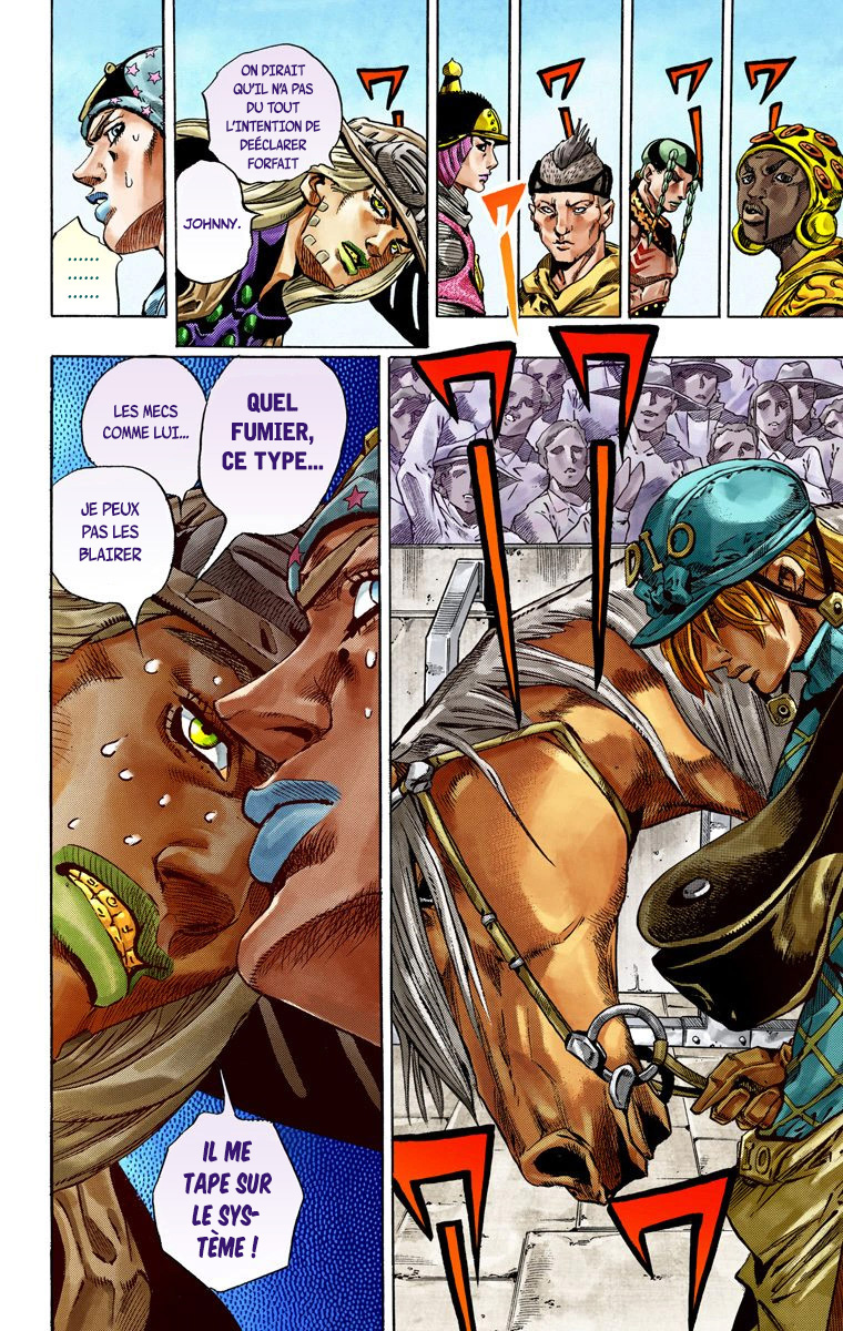 Read JoJo_s Bizarre Adventure Part 7 Steel Ball Run Official Colored FR Manga Online