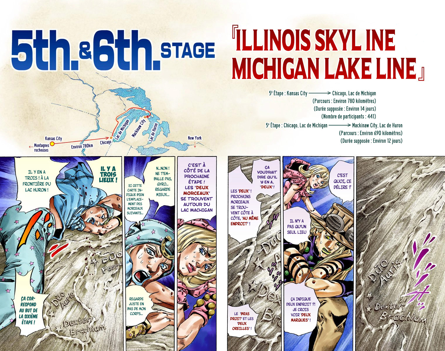 Read JoJo_s Bizarre Adventure Part 7 Steel Ball Run Official Colored FR Manga Online