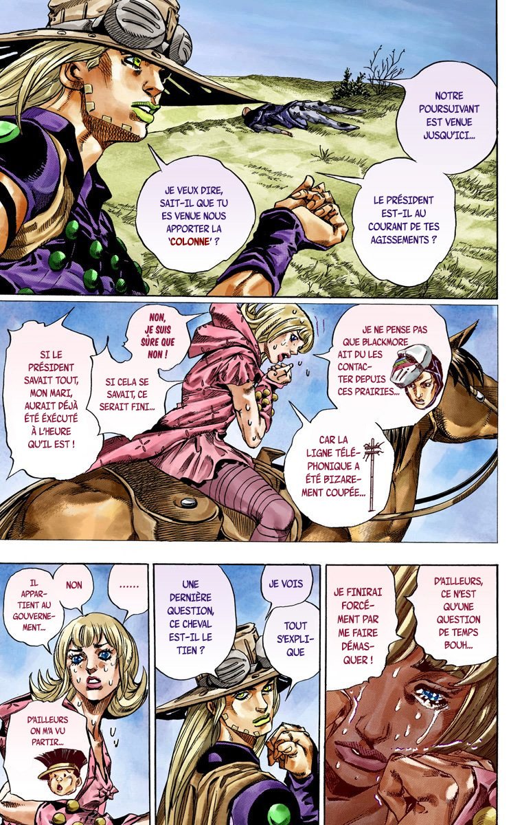Read JoJo_s Bizarre Adventure Part 7 Steel Ball Run Official Colored FR Manga Online