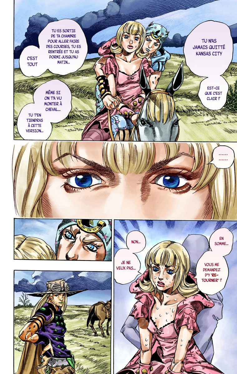 Read JoJo_s Bizarre Adventure Part 7 Steel Ball Run Official Colored FR Manga Online