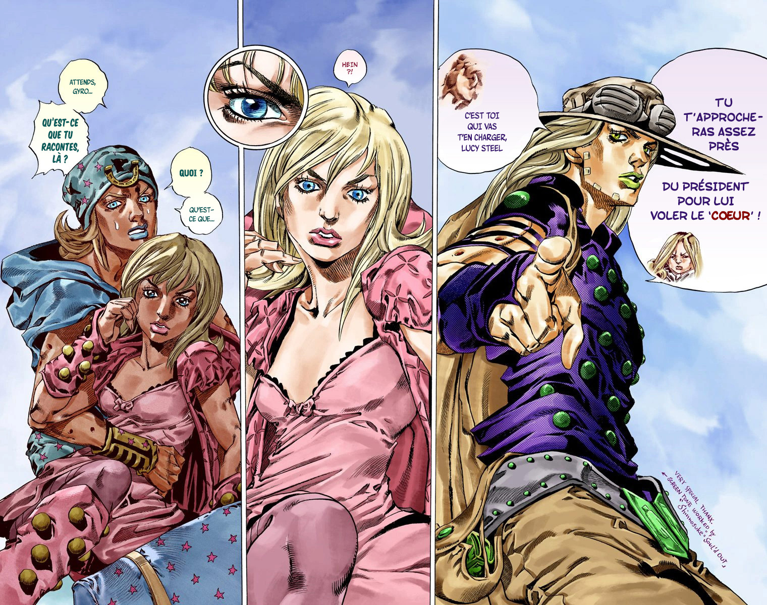 Read JoJo_s Bizarre Adventure Part 7 Steel Ball Run Official Colored FR Manga Online