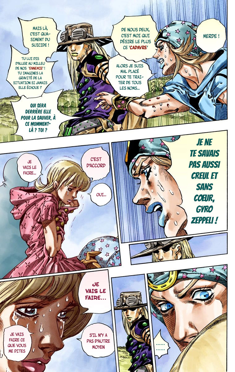 Read JoJo_s Bizarre Adventure Part 7 Steel Ball Run Official Colored FR Manga Online
