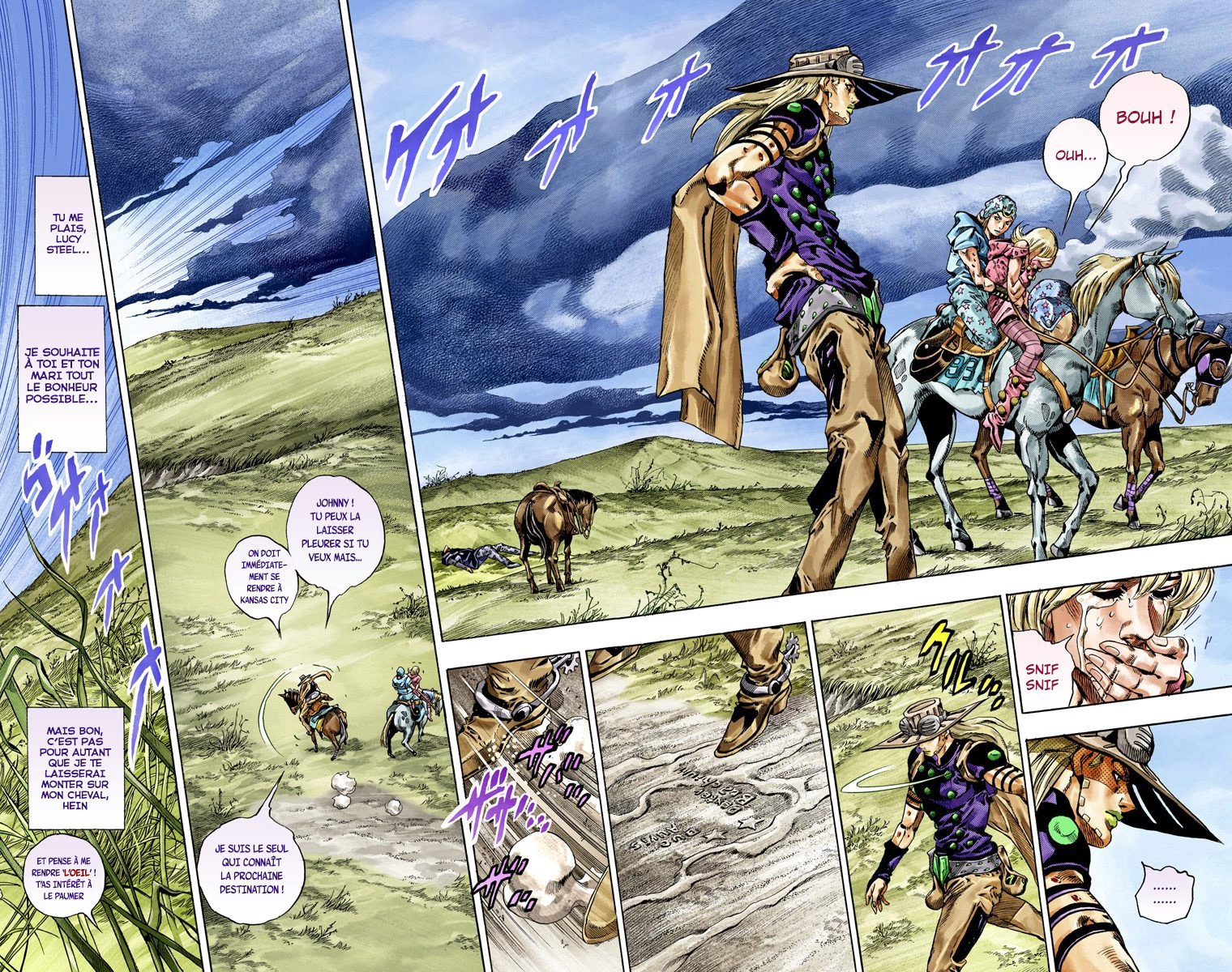 Read JoJo_s Bizarre Adventure Part 7 Steel Ball Run Official Colored FR Manga Online