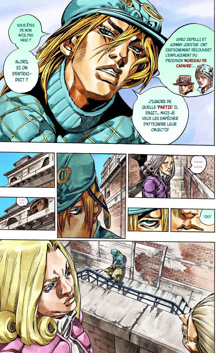 Read JoJo_s Bizarre Adventure Part 7 Steel Ball Run Official Colored FR Manga Online