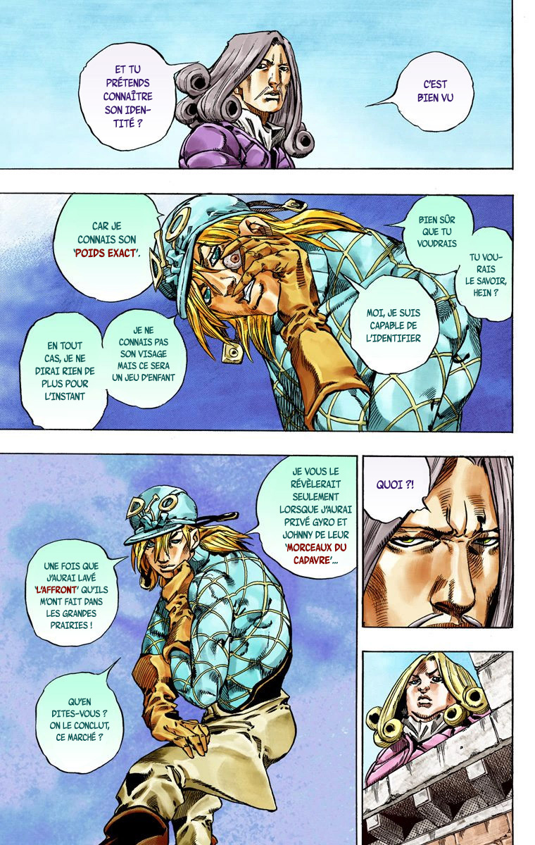 Read JoJo_s Bizarre Adventure Part 7 Steel Ball Run Official Colored FR Manga Online