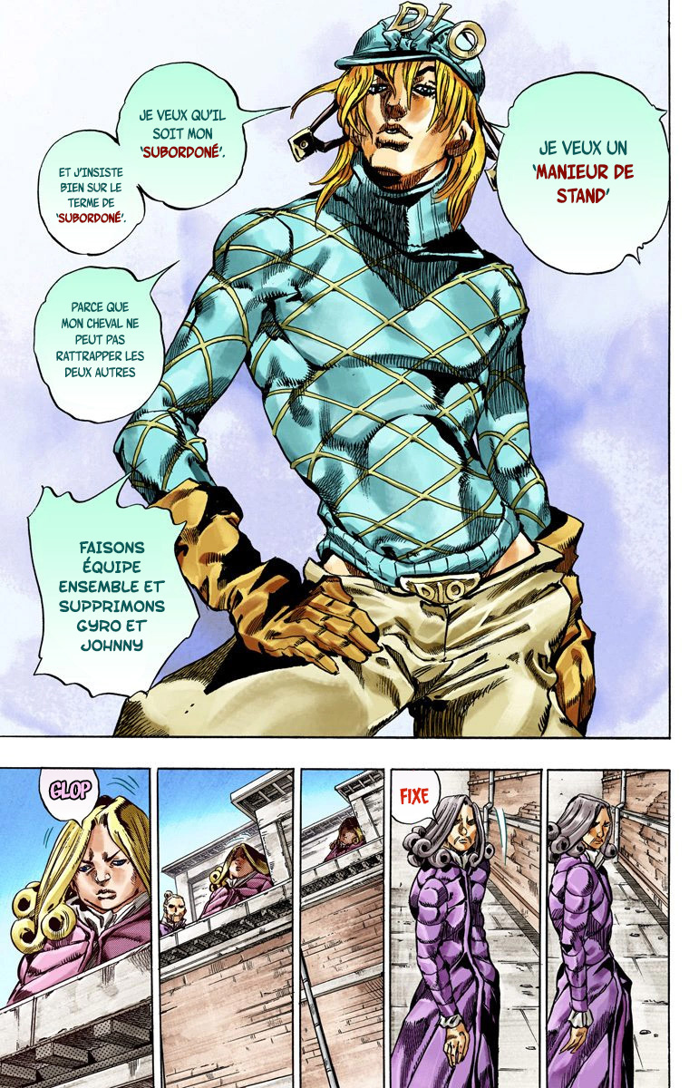 Read JoJo_s Bizarre Adventure Part 7 Steel Ball Run Official Colored FR Manga Online