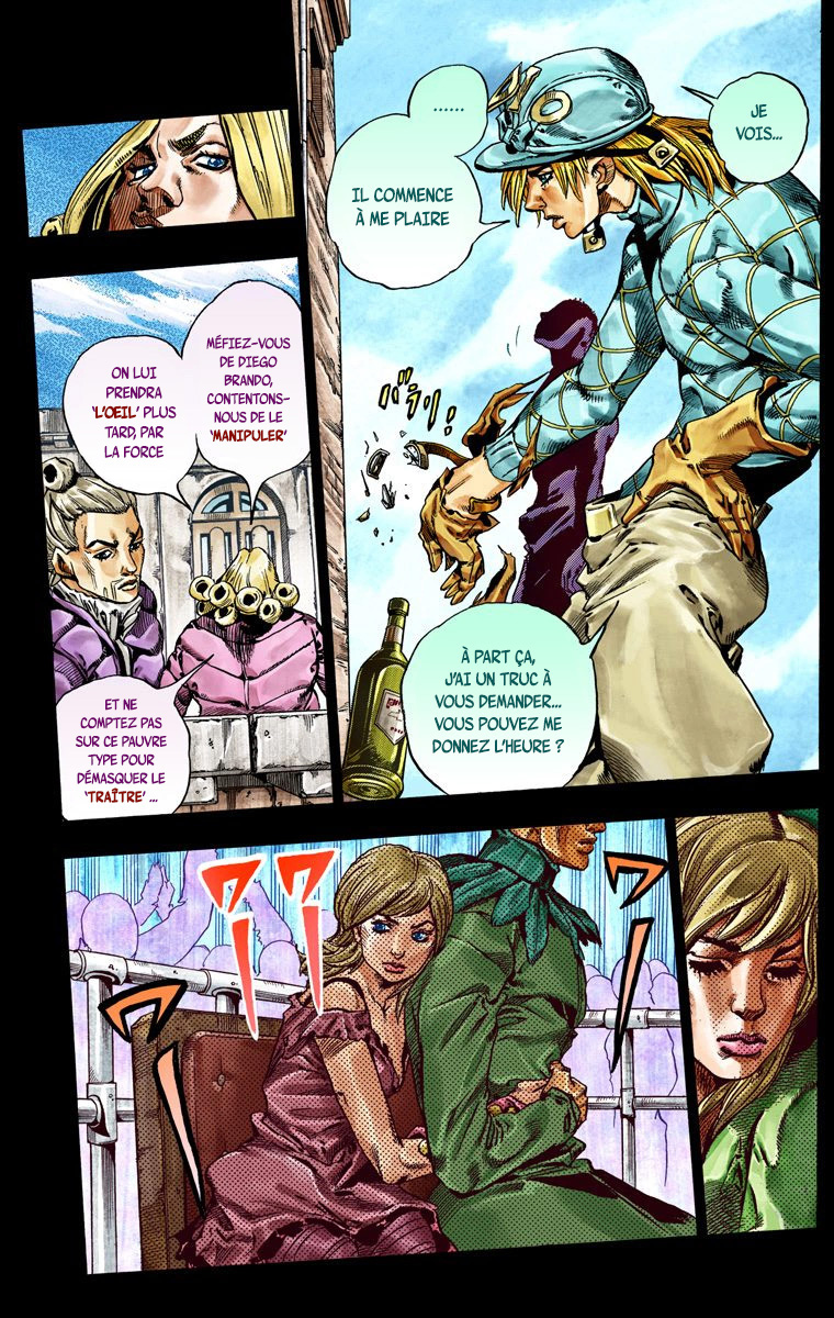 Read JoJo_s Bizarre Adventure Part 7 Steel Ball Run Official Colored FR Manga Online