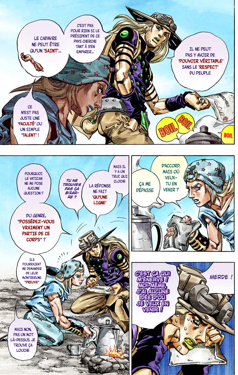 Read JoJo_s Bizarre Adventure Part 7 Steel Ball Run Official Colored FR Manga Online