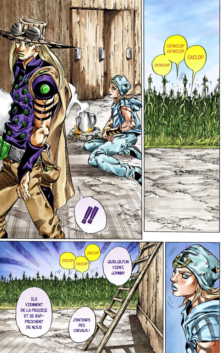 Read JoJo_s Bizarre Adventure Part 7 Steel Ball Run Official Colored FR Manga Online