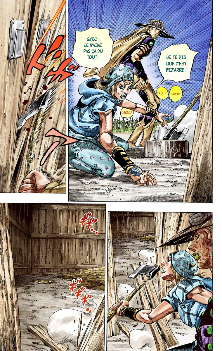 Read JoJo_s Bizarre Adventure Part 7 Steel Ball Run Official Colored FR Manga Online