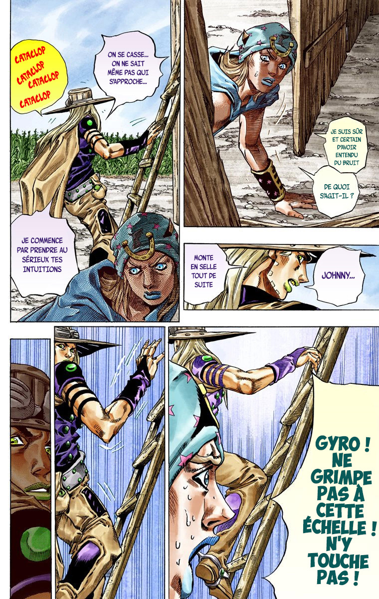 Read JoJo_s Bizarre Adventure Part 7 Steel Ball Run Official Colored FR Manga Online