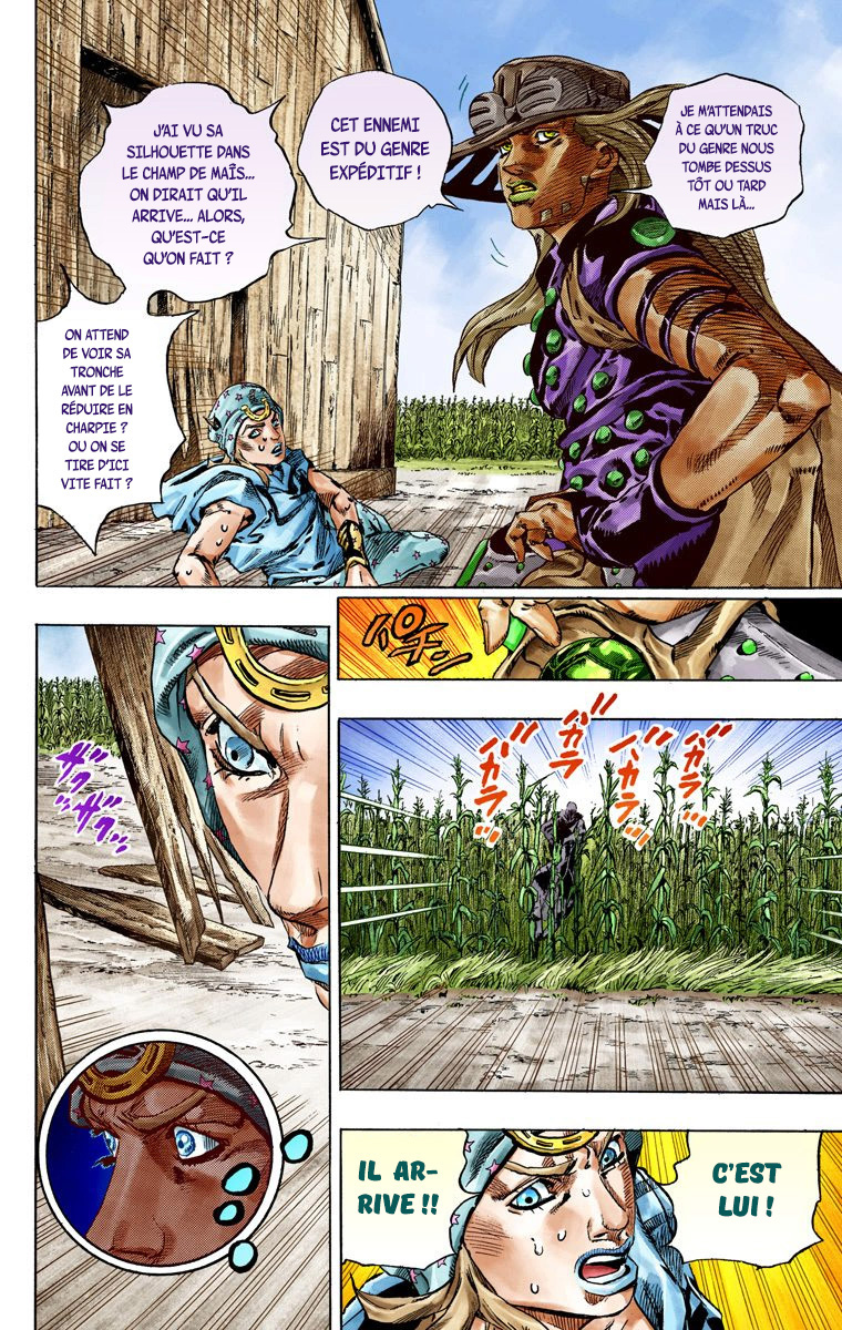 Read JoJo_s Bizarre Adventure Part 7 Steel Ball Run Official Colored FR Manga Online