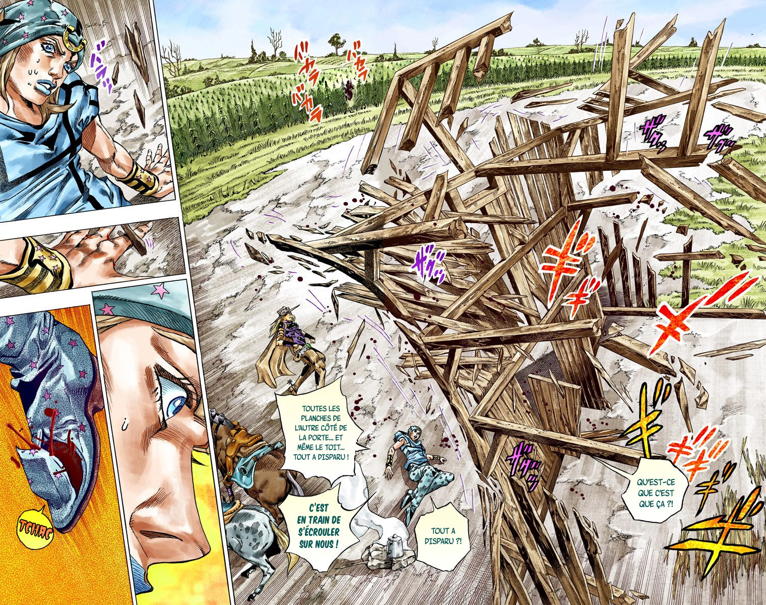 Read JoJo_s Bizarre Adventure Part 7 Steel Ball Run Official Colored FR Manga Online