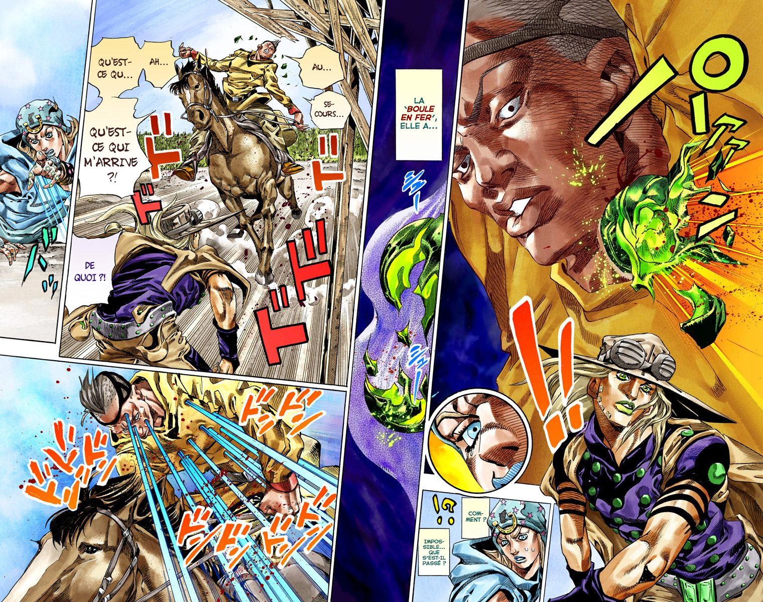 Read JoJo_s Bizarre Adventure Part 7 Steel Ball Run Official Colored FR Manga Online
