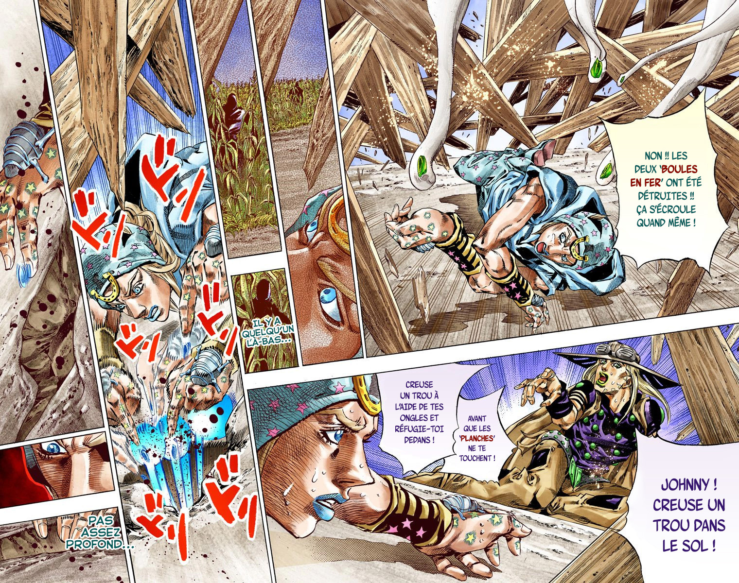 Read JoJo_s Bizarre Adventure Part 7 Steel Ball Run Official Colored FR Manga Online