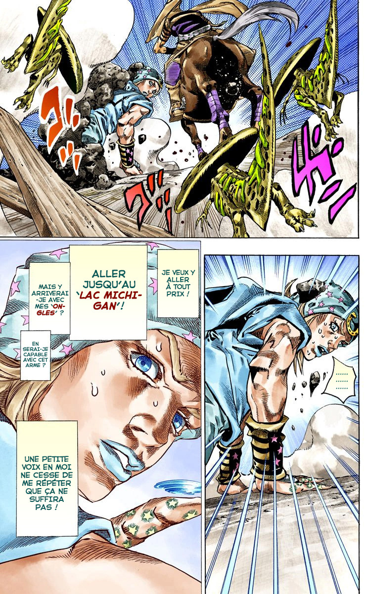 Read JoJo_s Bizarre Adventure Part 7 Steel Ball Run Official Colored FR Manga Online