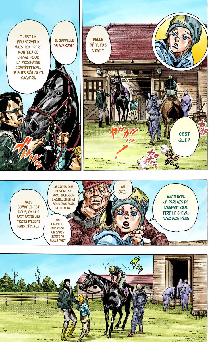Read JoJo_s Bizarre Adventure Part 7 Steel Ball Run Official Colored FR Manga Online