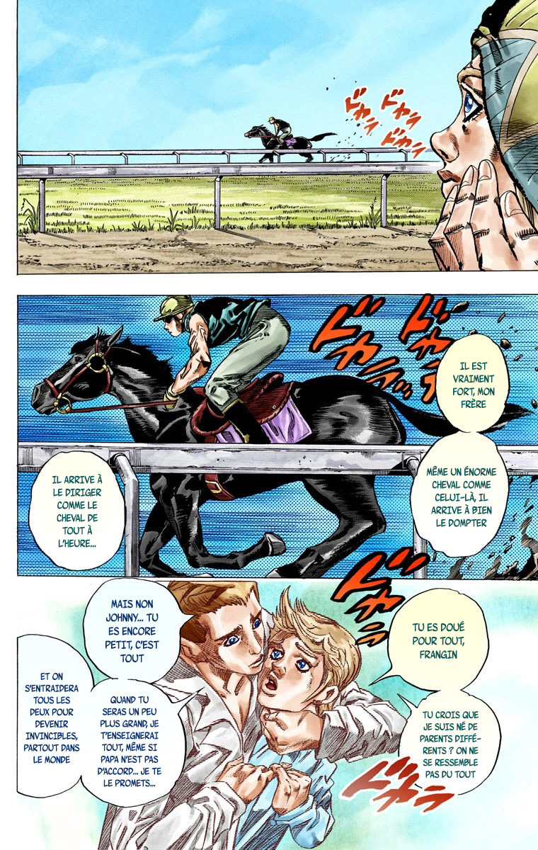 Read JoJo_s Bizarre Adventure Part 7 Steel Ball Run Official Colored FR Manga Online