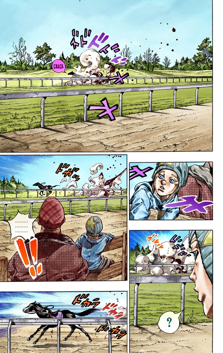 Read JoJo_s Bizarre Adventure Part 7 Steel Ball Run Official Colored FR Manga Online