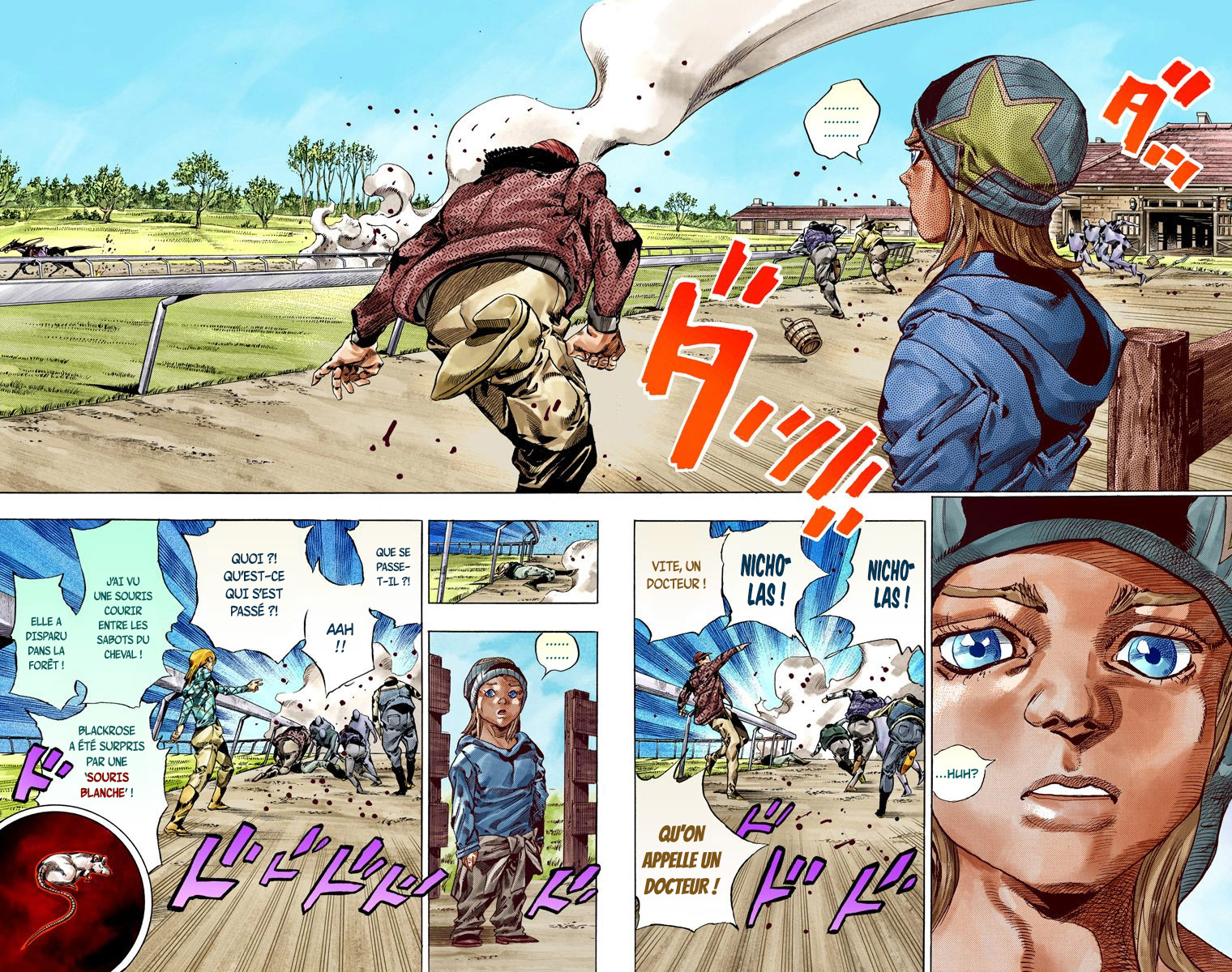 Read JoJo_s Bizarre Adventure Part 7 Steel Ball Run Official Colored FR Manga Online