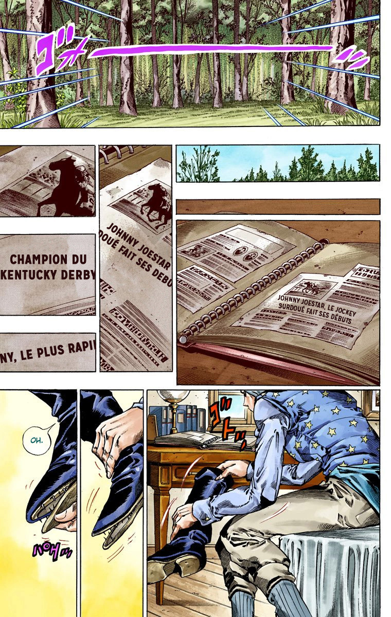 Read JoJo_s Bizarre Adventure Part 7 Steel Ball Run Official Colored FR Manga Online