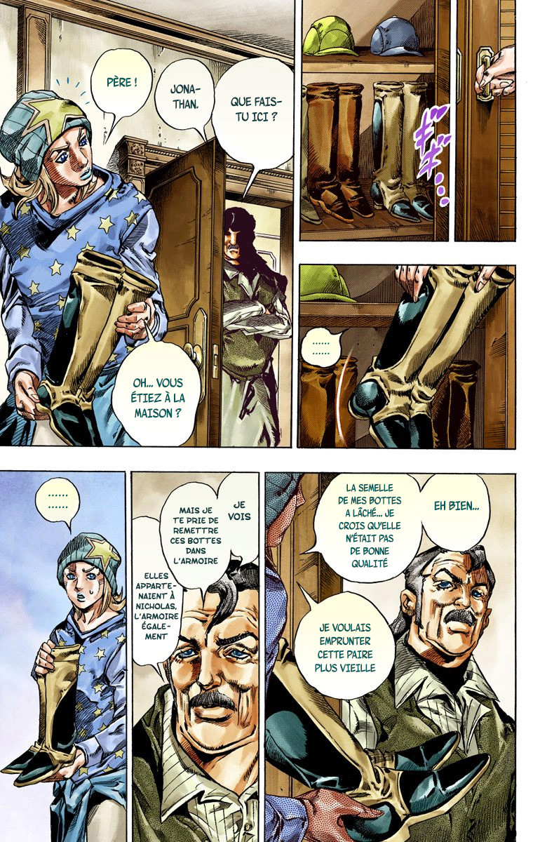Read JoJo_s Bizarre Adventure Part 7 Steel Ball Run Official Colored FR Manga Online