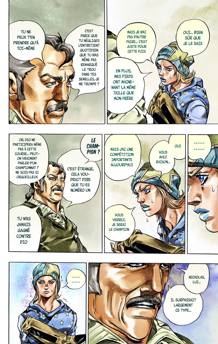 Read JoJo_s Bizarre Adventure Part 7 Steel Ball Run Official Colored FR Manga Online