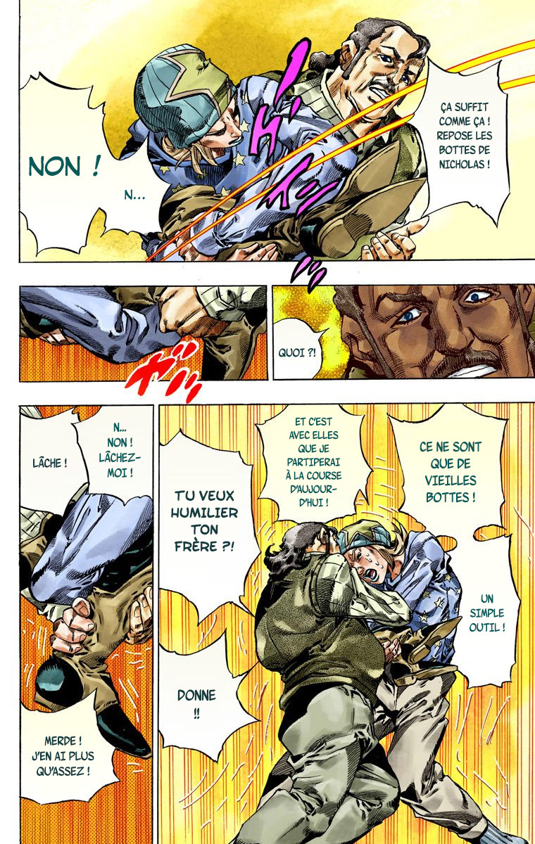 Read JoJo_s Bizarre Adventure Part 7 Steel Ball Run Official Colored FR Manga Online